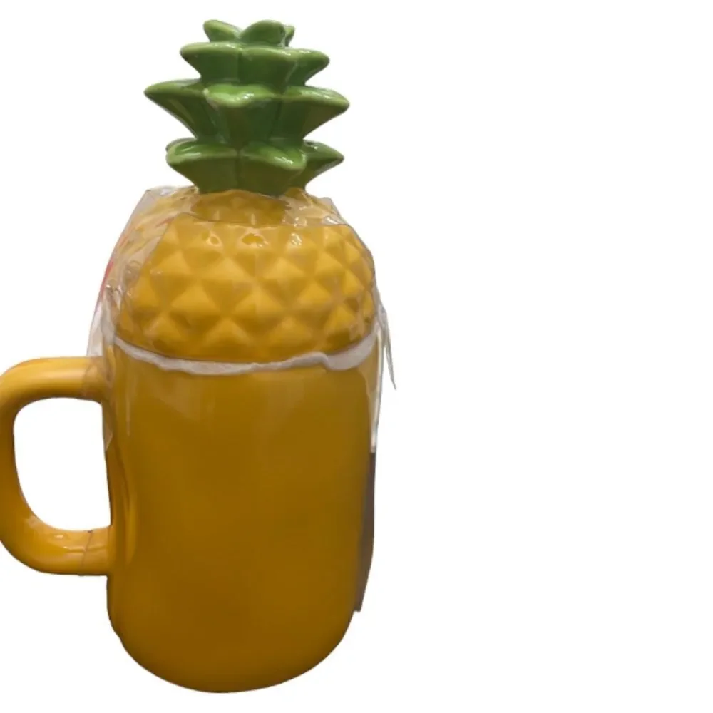 Nwt Rae Dunn Tropic like it's hot beach summer lidded mug